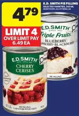 Real Canadian Superstore E.D. Smith pie filling offer