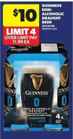 Real Canadian Superstore Guinness non-alcoholic draught beer offer