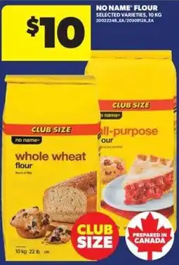 Real Canadian Superstore No Name whole wheat flour offer