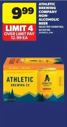 Real Canadian Superstore Athletic Brewing Co non-alcoholic beer offer
