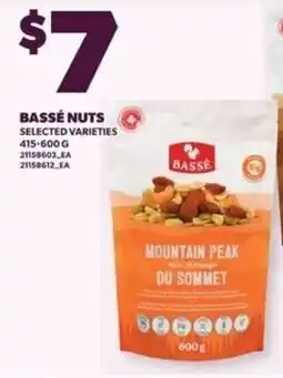 Loblaws Bassé nuts selected varieties offer