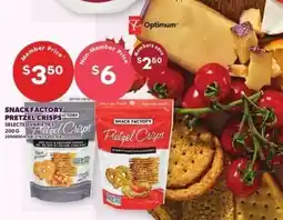 Loblaws Snack Factory pretzel crisps offer