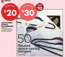 Real Canadian Superstore Optimum felt hangers offer