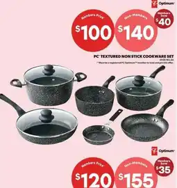 Real Canadian Superstore PC textured non stick cookware set offer