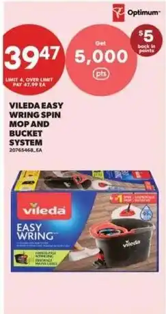 Real Canadian Superstore Vileda easy wring spin mop and bucket system offer