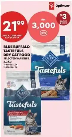 Real Canadian Superstore Blue Buffalo Tastefuls dry cat food offer