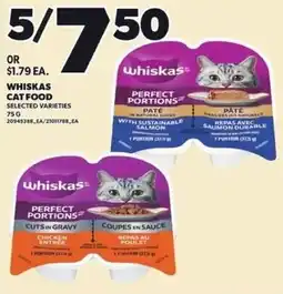 Loblaws Whiskas cat food selected varieties offer