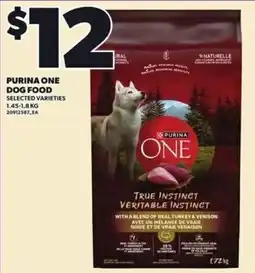 Loblaws Purina One dog food selected varieties offer