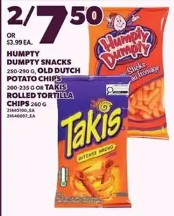 Loblaws Humpty Dumpty snacks potato chips offer