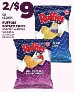 Loblaws Ruffles potato chips offer