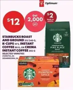 Loblaws Starbucks roast and ground offer