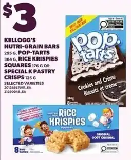 Loblaws Kellogg's Nutri-Grain Bars offer