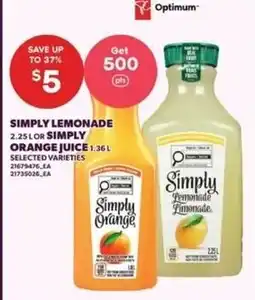Loblaws Simply orange juice offer