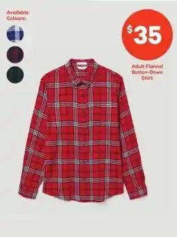 Loblaws Adult Flannel Button-Down Shirt offer