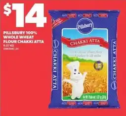 Independent Grocer Pillsbury 100% whole wheat flour chakki atta offer