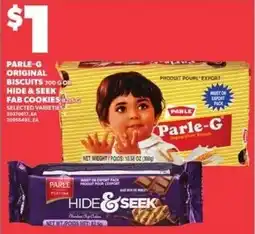 Independent Grocer Parle-g original biscuits hide & seek fab cookies offer
