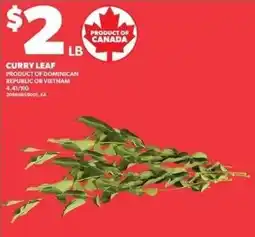 Independent Grocer Curry Leaf offer