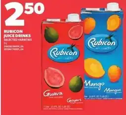 Independent Grocer Rubicon juice drinks selected varieties offer