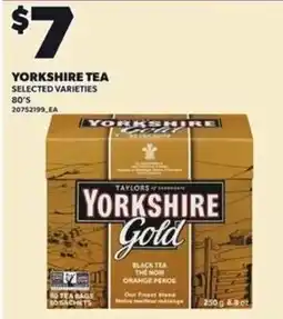 Independent Grocer Yorkshire tea selected varieties offer