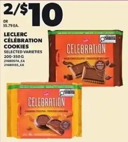 Independent Grocer Leclerc celebration cookies offer