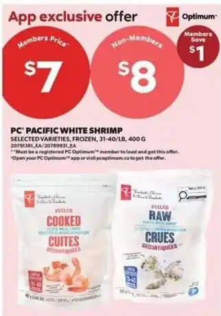 PC Pacific white shrimp