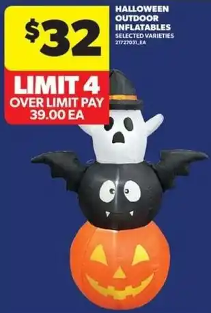 Halloween outdoor inflatables selected varieties
