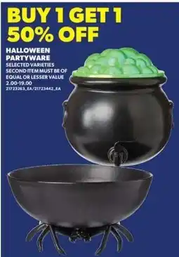 Real Canadian Superstore Halloween Partyware offer