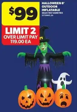 Real Canadian Superstore Halloween 8' outdoor inflatable offer