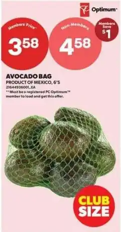 Real Canadian Superstore Avocado bag offer
