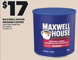 Independent Grocer Maxwell house ground coffee offer