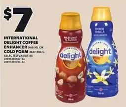 Independent Grocer International Delight coffee enhancer offer