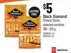 Independent Grocer Black Diamond Cheese Sticks offer
