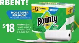 Independent Grocer Bounty Paper Towel offer