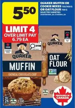 Real Canadian Superstore Quaker muffin or cookie mixes offer