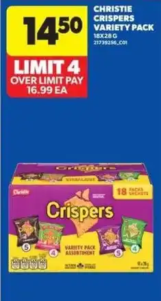 Real Canadian Superstore Christie crispsers variety pack offer