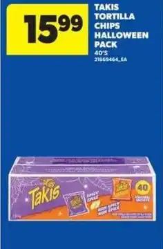 Real Canadian Superstore Takis tortilla chips halloween pack offer