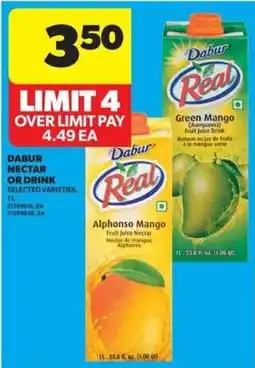 Real Canadian Superstore Dabur nectar or drink selected varieties offer