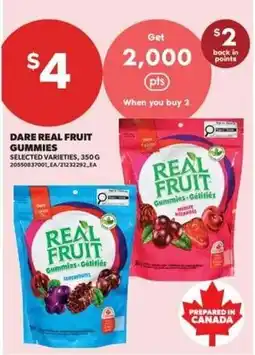 Real Canadian Superstore Dare real fruit gummies offer