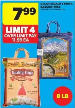 Real Canadian Superstore Gia basmati rice offer