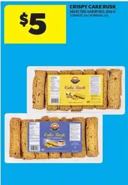 Real Canadian Superstore Cake Rusk offer