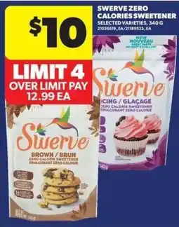 Real Canadian Superstore Swerve zero calories sweetener offer