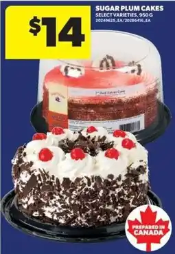 Real Canadian Superstore Sugar Plum Cakes offer