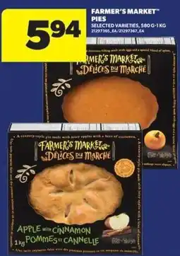 Real Canadian Superstore Farmer's Market pies offer