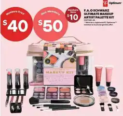 Real Canadian Superstore F.a.o. schwarz ultimate makeup artist palette kit offer