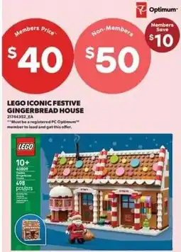 Real Canadian Superstore lego iconic festive gingerbread house offer