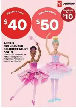 Real Canadian Superstore Barbie nutcracker deluxe feature dolls offer