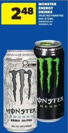 Real Canadian Superstore Monster energy drinks offer