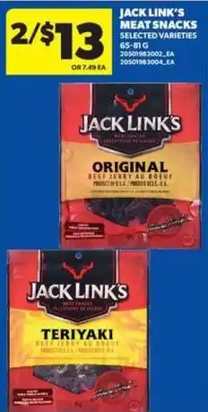 Real Canadian Superstore Jack Links meat snacks offer