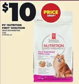 Independent Grocer PC Nutrition First Dog Food offer