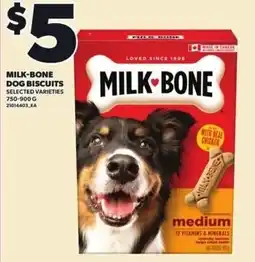 Independent Grocer Milk bone dog biscuits offer